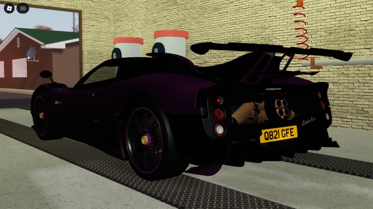 Pagani Zonda Zun hypercar Roblox vehicle model