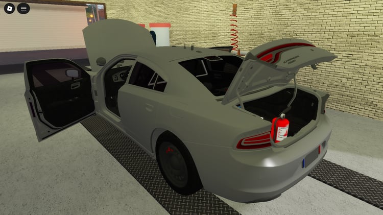 Detailed 2023 Charger unmarked police car Roblox