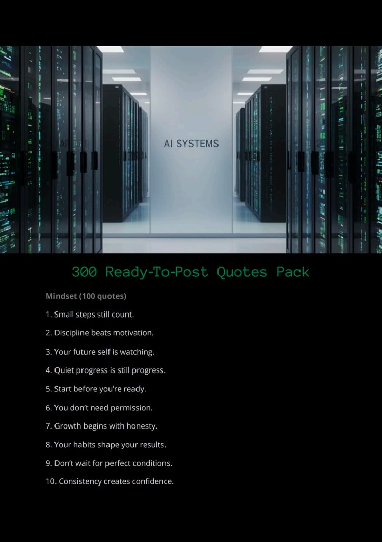 300 Ready‑to‑Post Quotes Pack