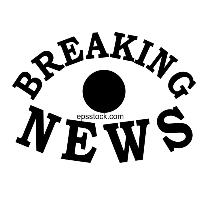 Breaking news eye shape