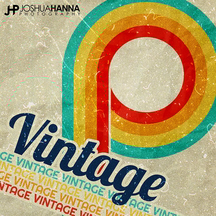 Vintage Retro Design, Photoshop Template, Digital Background, Seniors, School Pics, Photography, Teams, Media Day, Photo Day, Sports, Athletes, Modern, Epic, Effects