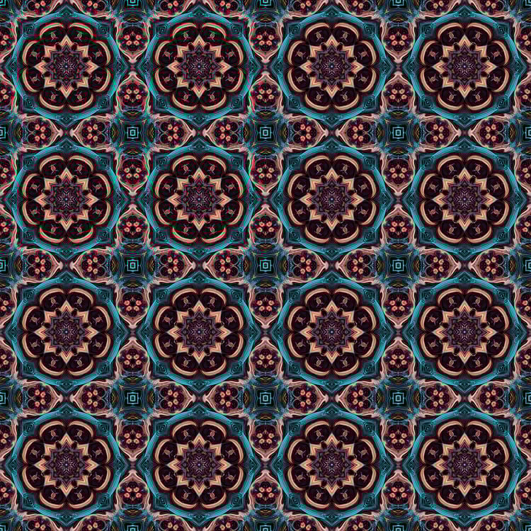 4x4 grid VR-2063 16 seamless pattern design