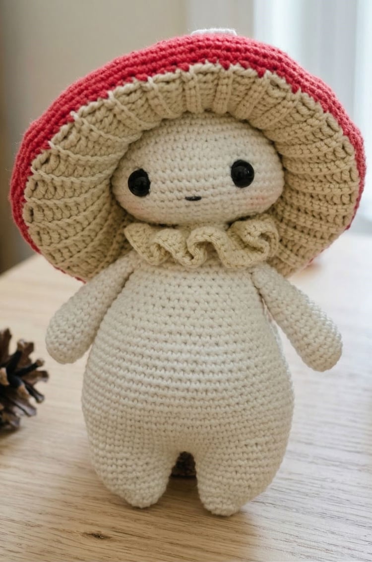 Viral Mushroom Guy Crochet Pattern