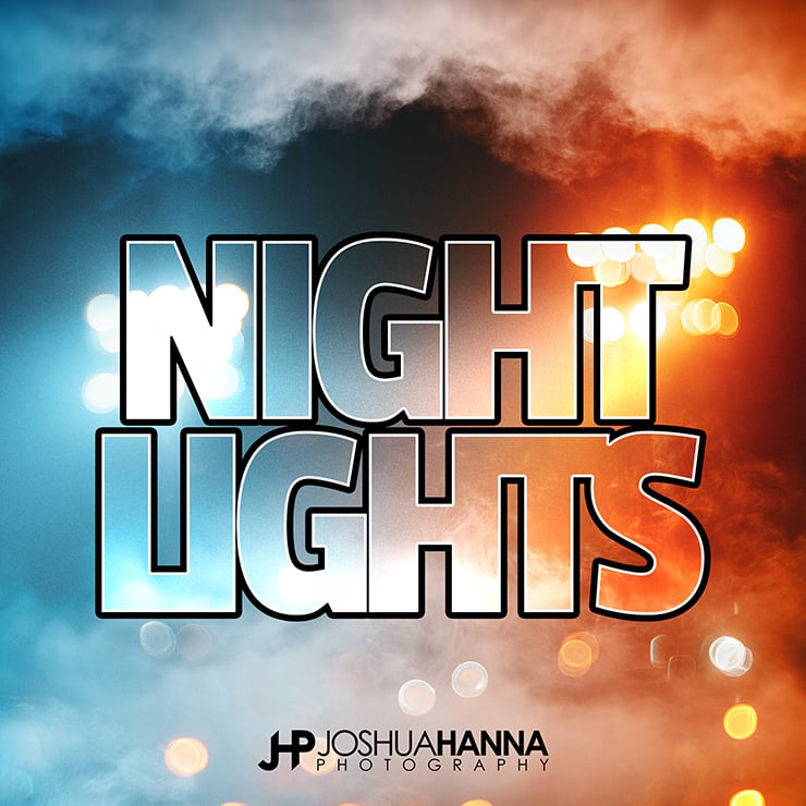 Night Lights, Photoshop Template, Layered Digital Background, Sports, Teams, Schools, Media Day, Photo Day, Senior Pics, Field Lights, Smoke Fog