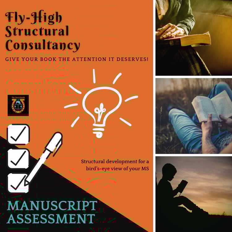 Structural edit checklist for novels - fix pacing, stakes & flow so readers binge your book. Photos show readers captivated by polished stories