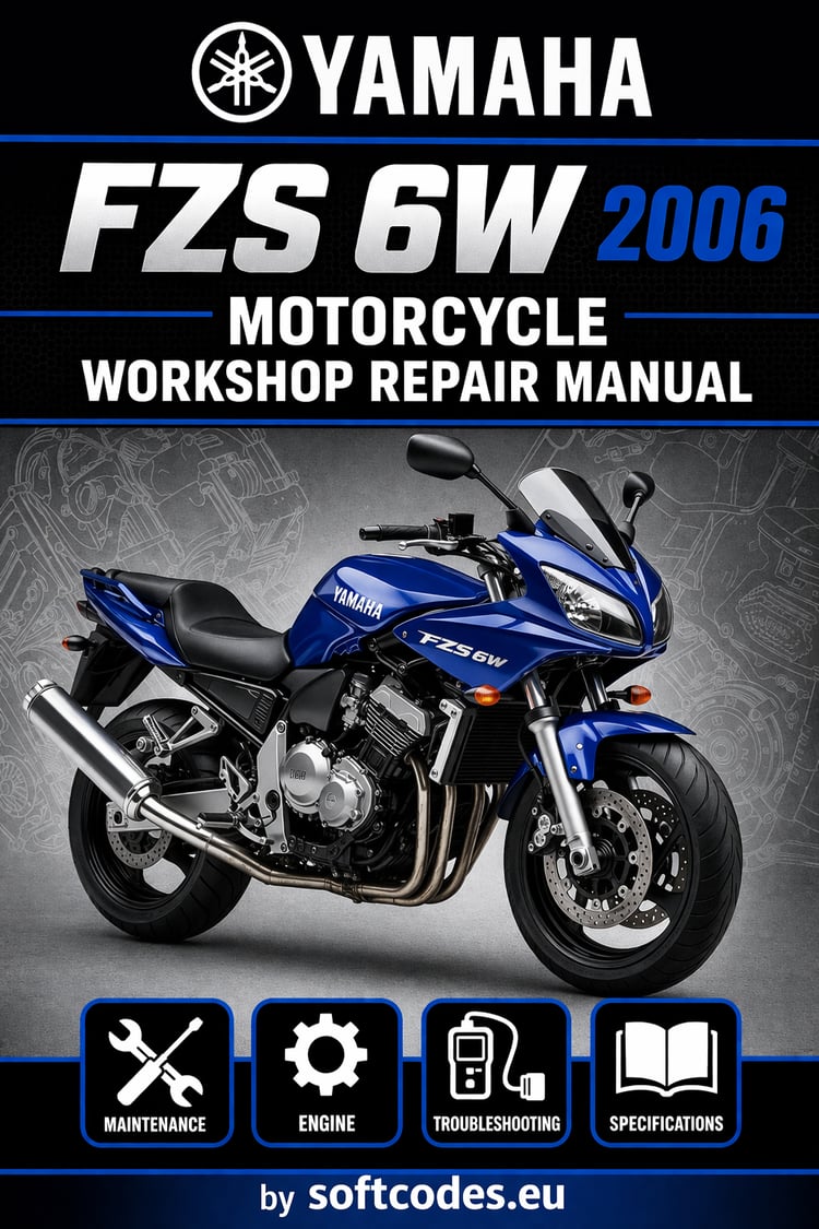Yamaha FZS 6W 2006 Motorcycle Workshop Repair Manual