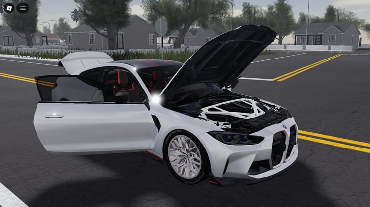 BMW M4 CSL roleplay vehicle Roblox sports coupe