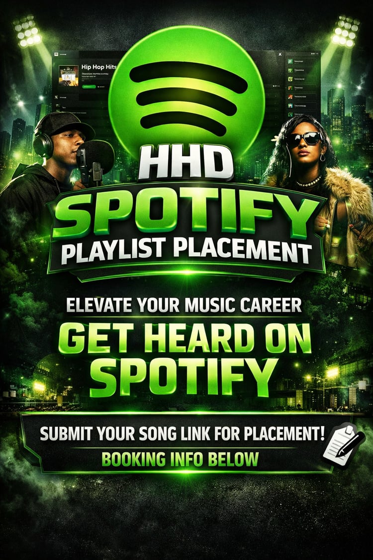 HHD Spotify Playlist Placement – Hip Hop Directory (HHD)