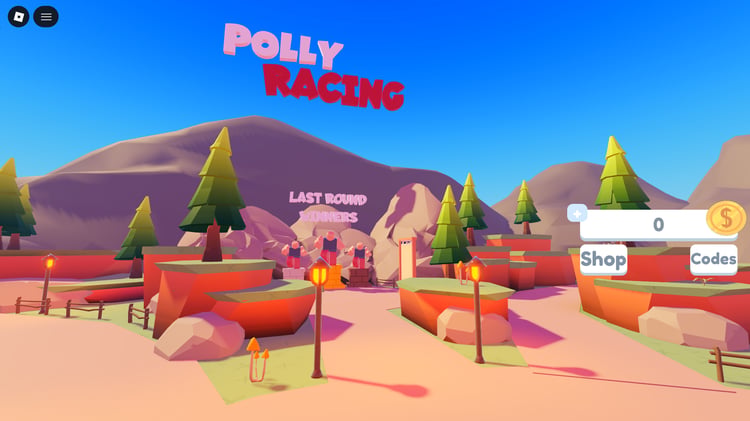 Roblox car racing game with two maps