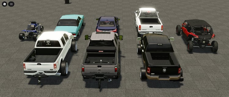 Roblox eight vehicles pack car bundle asset