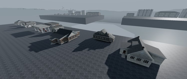 Free American urban buildings pack V2 for Roblox city maps