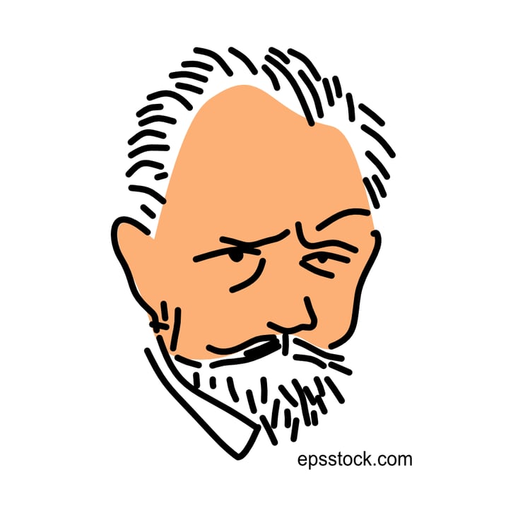 Pyotr Ilyich Tchaikovsky portrait