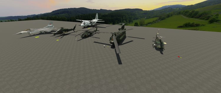 Free military aviation vehicles pack Roblox asset