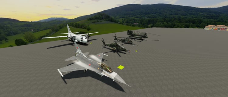 Free military aviation pack Roblox airplanes jets helicopters