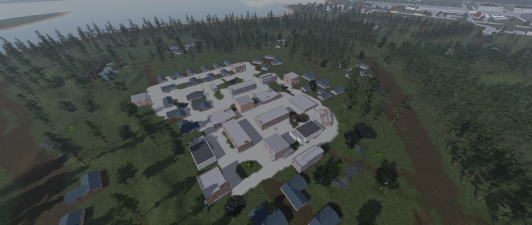 Roblox American style city environment for roleplay