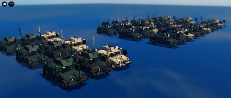 Free military vehicles mega pack Roblox army vehicles