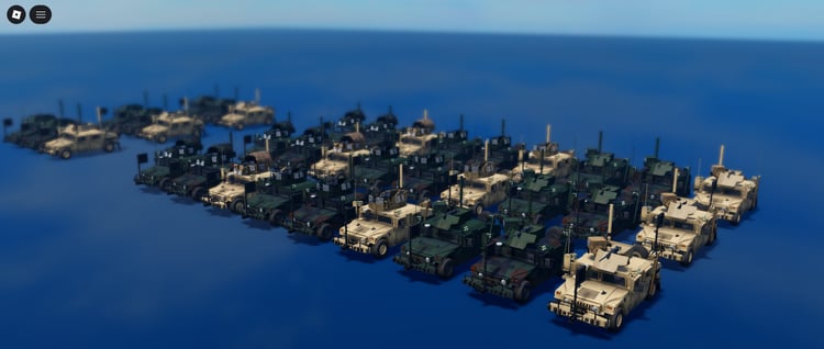 Free army vehicles bundle for Roblox battlefield maps
