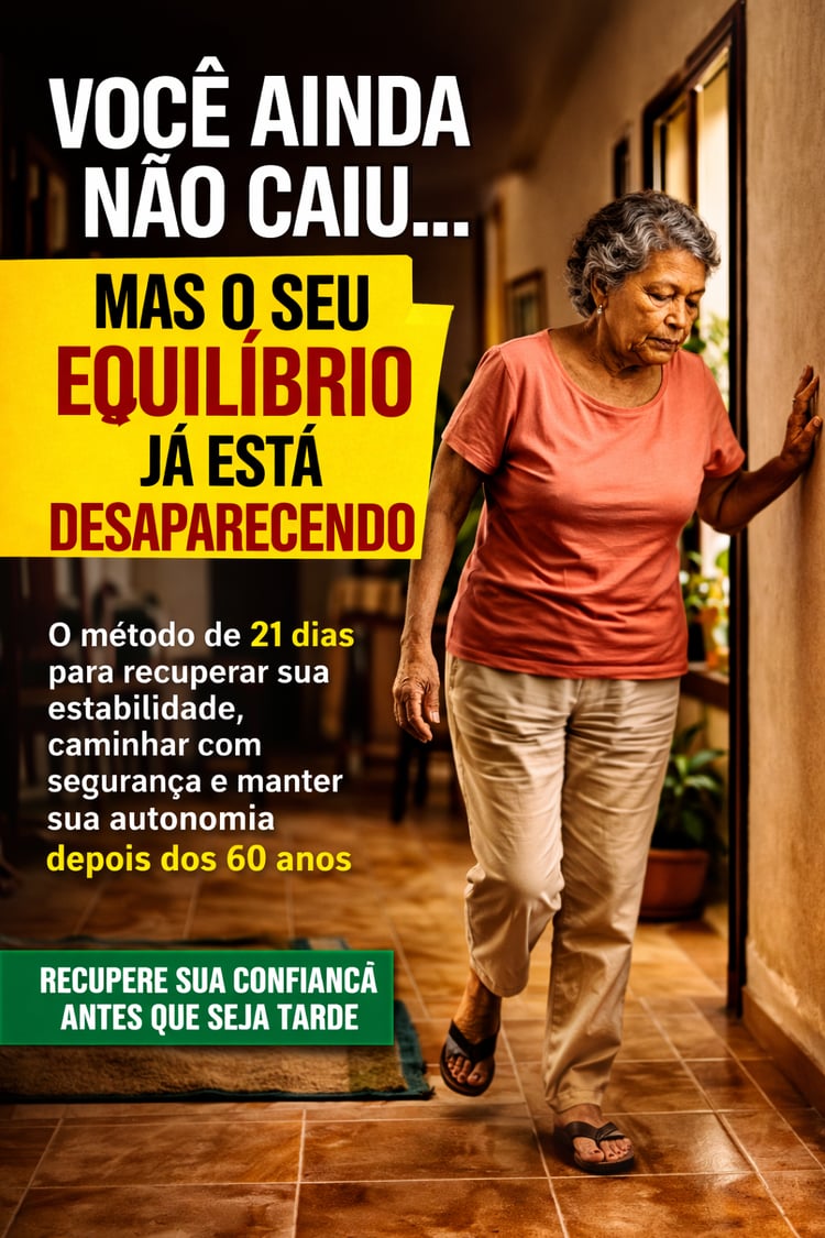 equilíbrio idosos,evitar quedas,idosos 60+,estabilidade corporal,prevenção quedas,saúde idosos,exercícios idosos,mobilidade idosos,autonomia idosos,confiança ao caminhar,equilíbrio corpo,quedas idosos casa,rotina idosos,exercícios casa idosos,envelhecimen