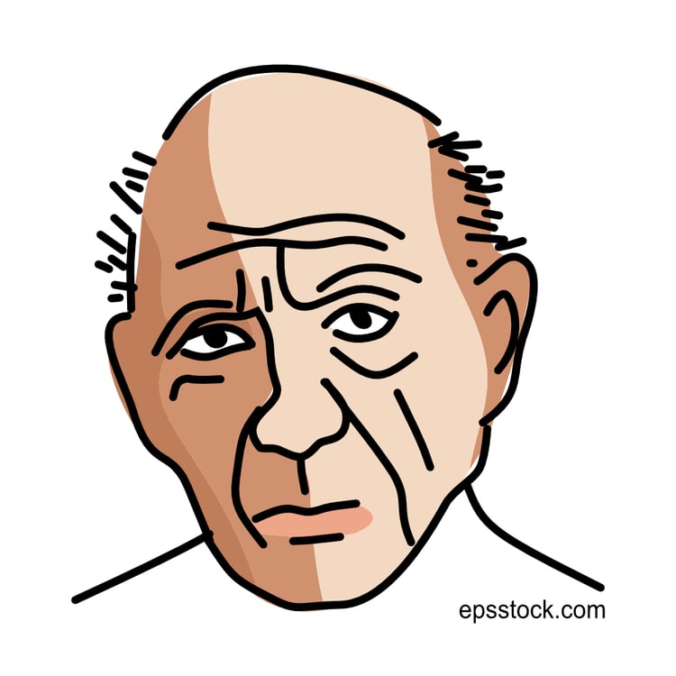 Pablo Picasso portrait