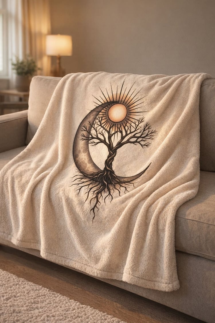 Celestial Comfort Microfleece Blanket – Ultra Soft & Cozy