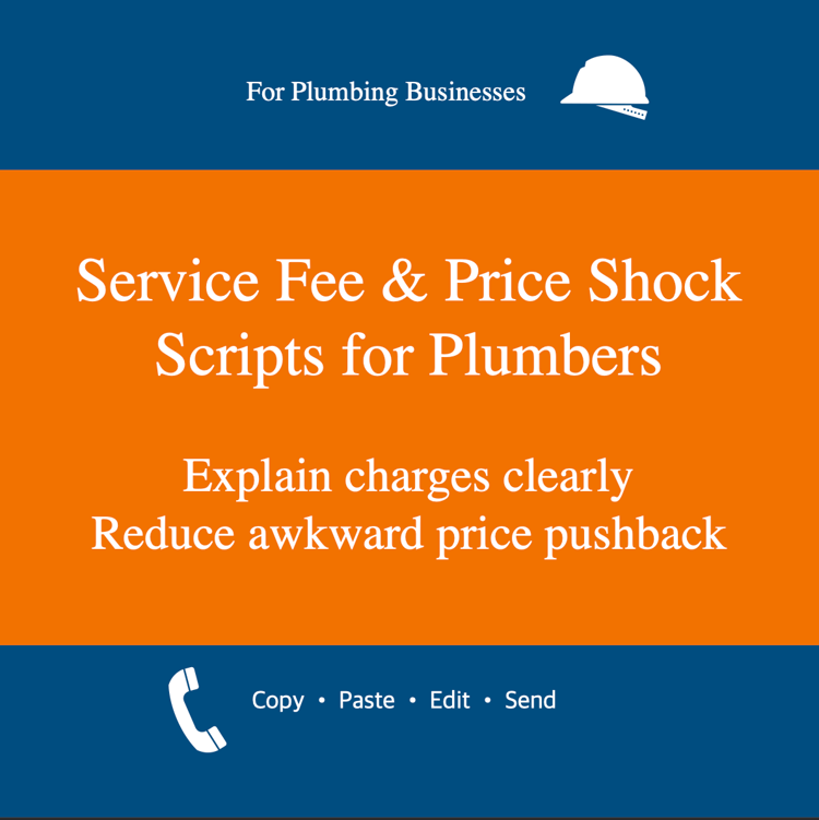 Service Fee and Price Shock Explanation Scripts for Plumbers cover image