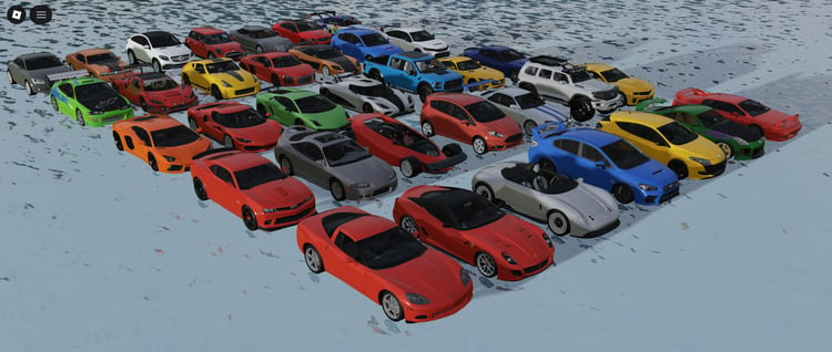 35 vehicle models for Roblox driving games