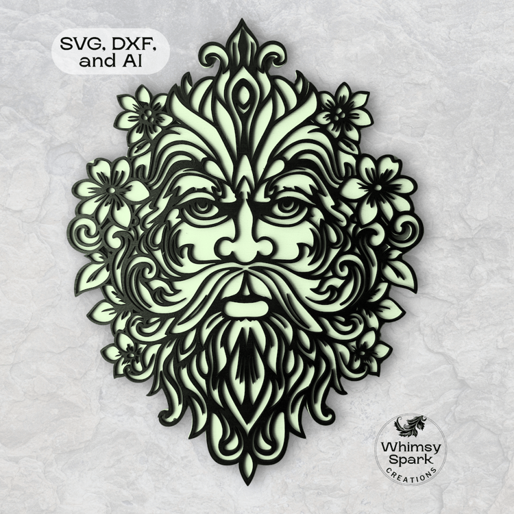 Greenman Laser Cut File SVG