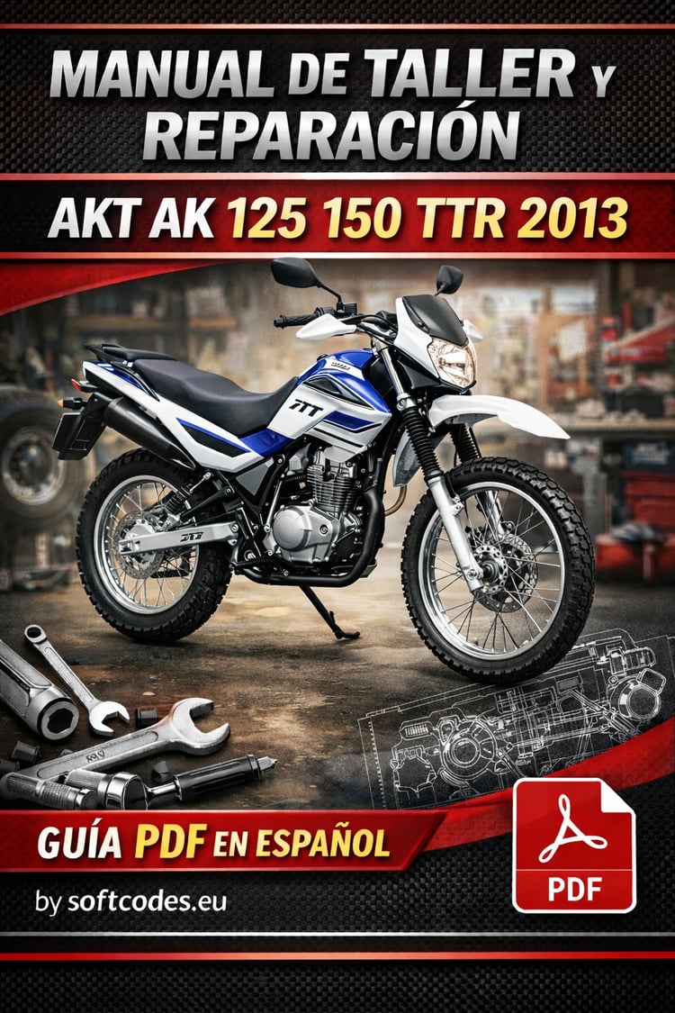 AKT AK 125 150 TTR 2013 Workshop Repair Manual PDF