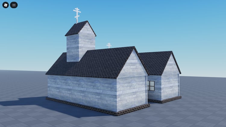 Free Slavic churches pack 2 Roblox Eastern European buildings