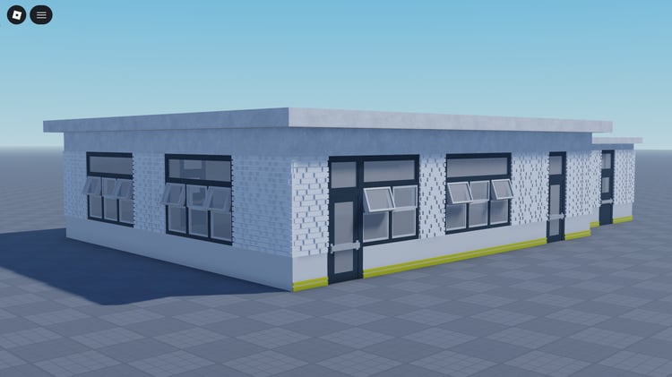 Roblox commercial building model for business environments