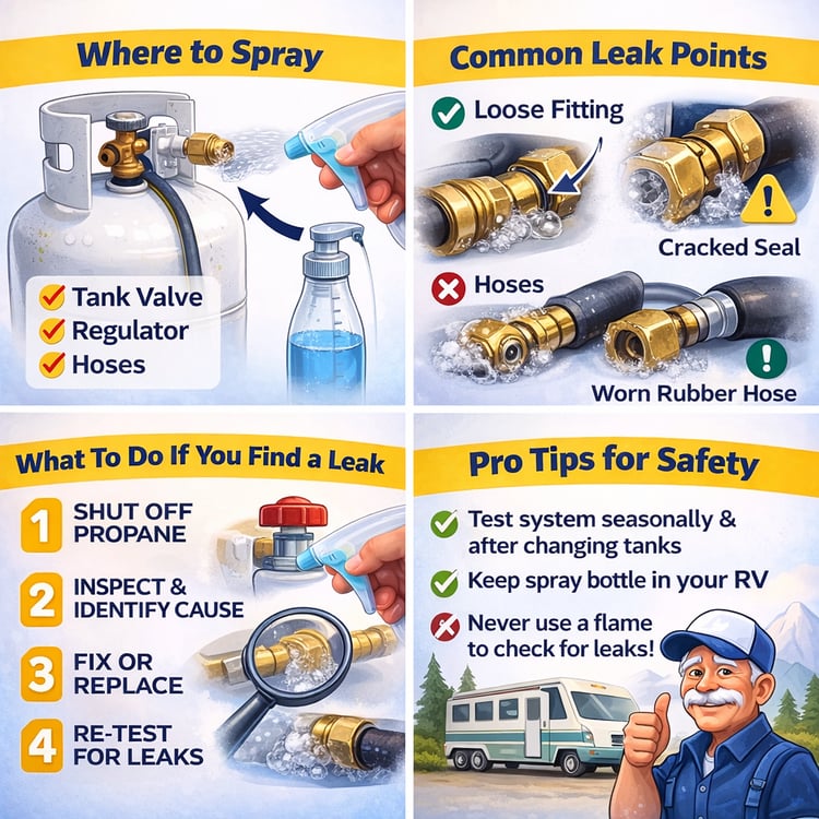 Propane Leak Testing