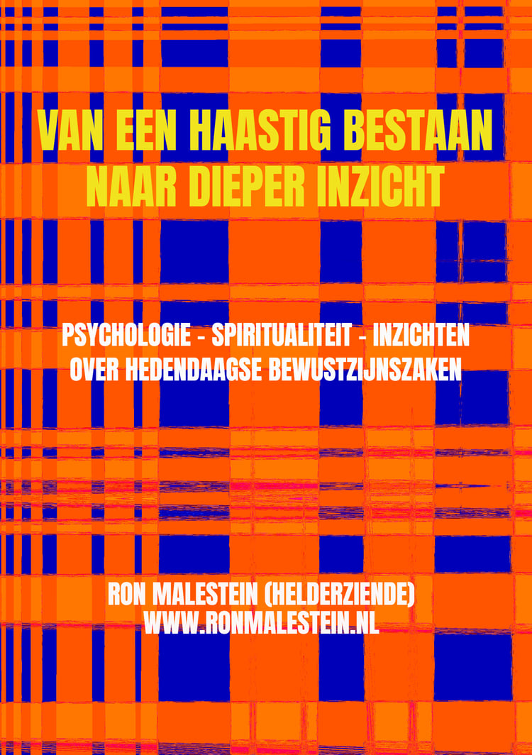 Boekcover Van een haastig bestaan naar dieper inzicht – spiritueel bewustzijnsboek van Ron Malestein