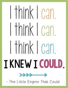 Classroom Posters with Children's Book Quotes