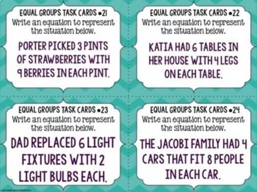 Multiplication Task Card Bundle | Differentiated Multiplication Practice