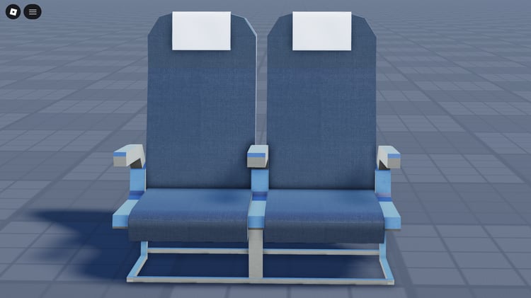 Roblox airline interior seats pack economy class