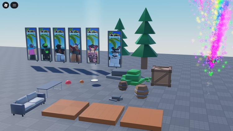 Free simulator and tycoon props pack Roblox assets
