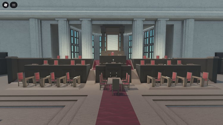 Free political landmark building Roblox city environment