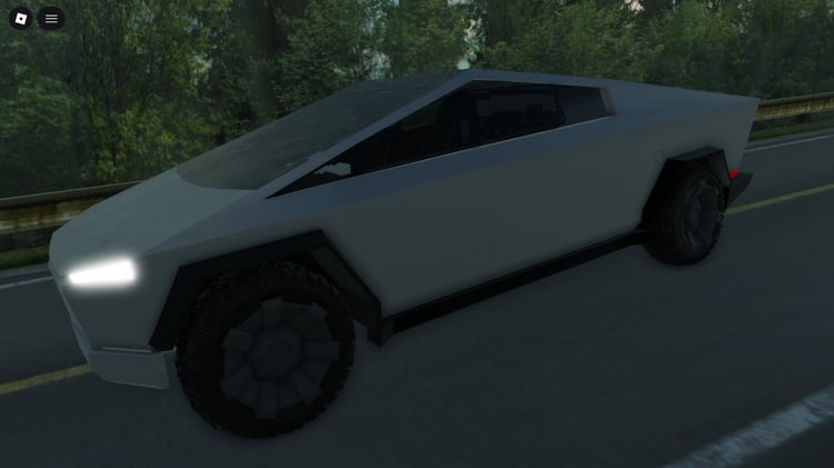 Cyber style futuristic vehicle asset Roblox developers