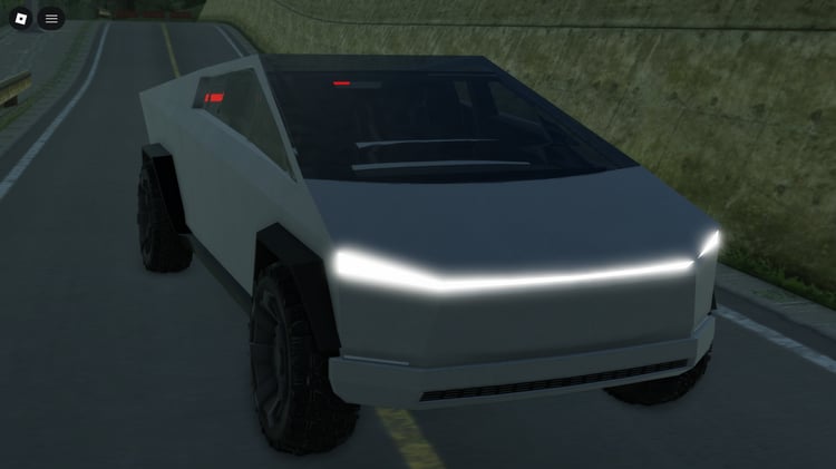 Cyber style futuristic vehicle asset Roblox developers