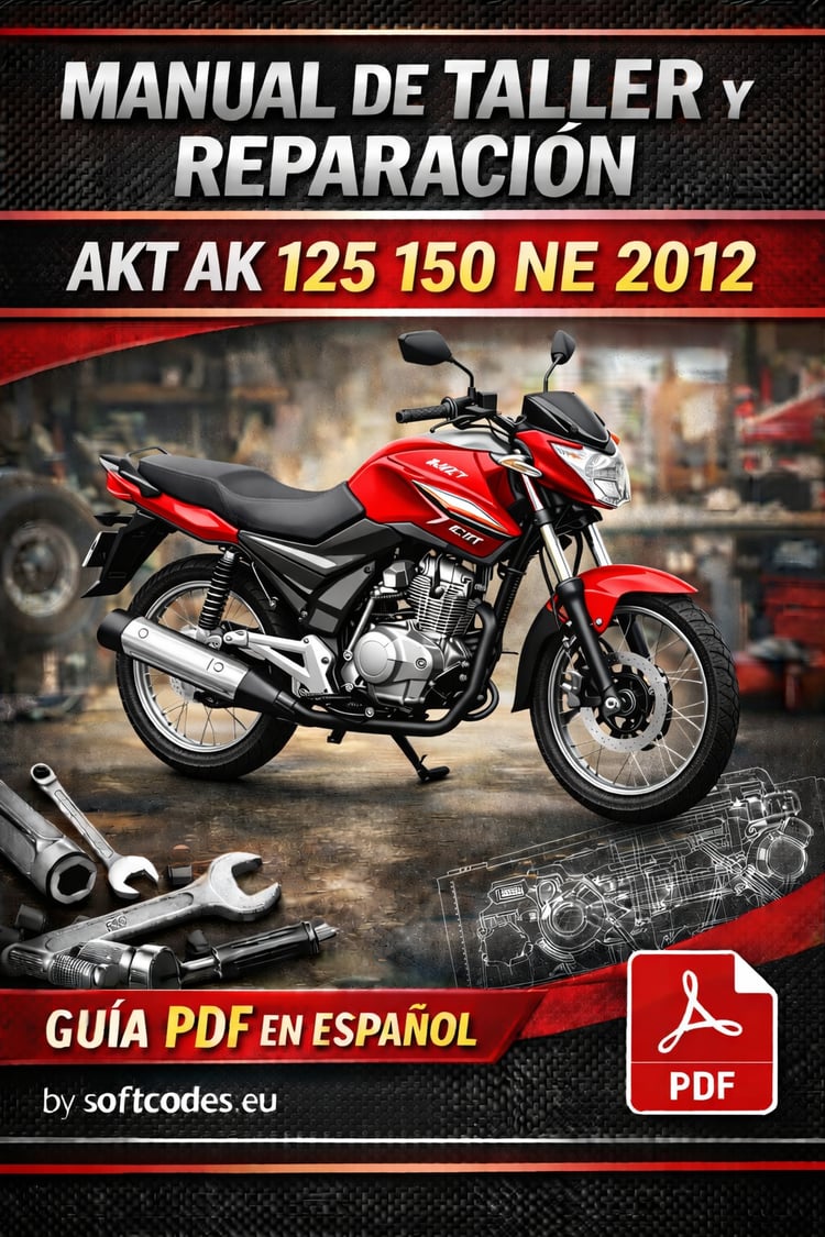 AKT AK 125 150 NE 2012 Workshop Repair Manual PDF