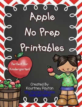 Apple No Prep Printables