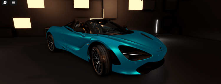 McLaren 720S Spider exotic car model for Roblox