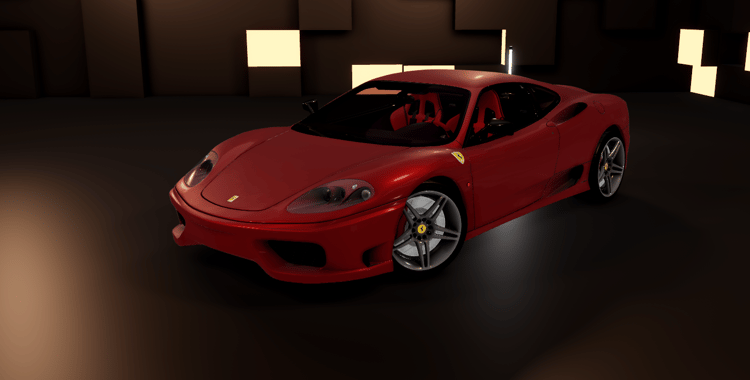 Roblox Ferrari 360 sports car asset