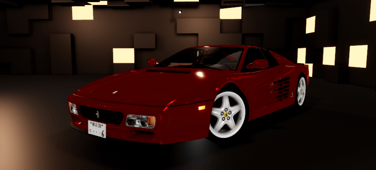 1992 Ferrari 512 TR detailed car Roblox