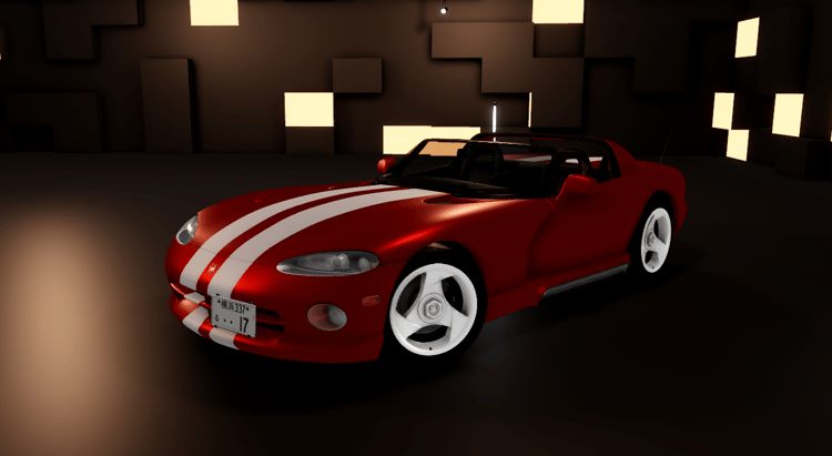 Dodge Viper RT-10 Roblox sports car model