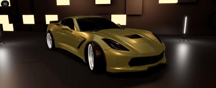 Corvette C7 Roblox sports car vehicle model