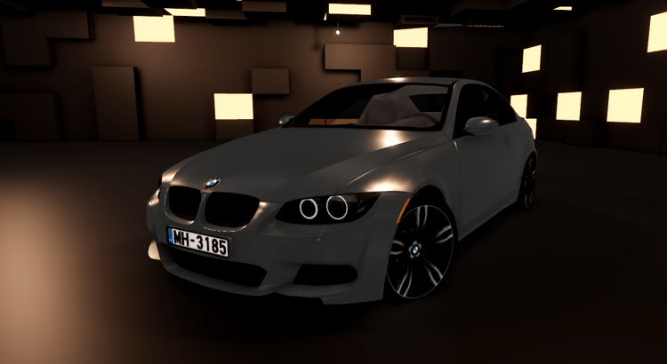 Roblox BMW E92 sports coupe vehicle model