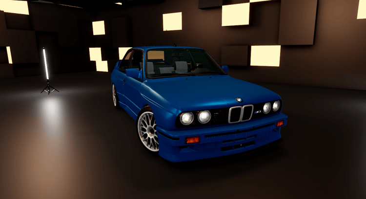 BMW E30 M3 Roblox classic sports coupe