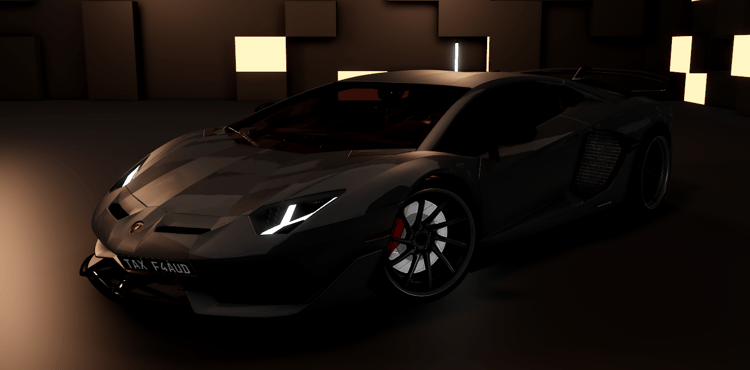 Roblox 2016 Lamborghini Aventador sports car