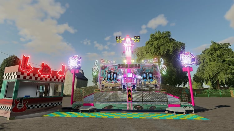 Mods Funfair Forain Farming Simulator 22 - FS25-Rides